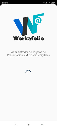 Android application Workafolio screenshort