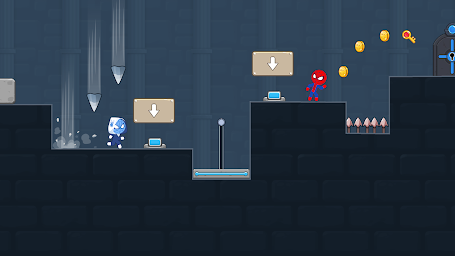 Stickman Adventure: Red & Blue