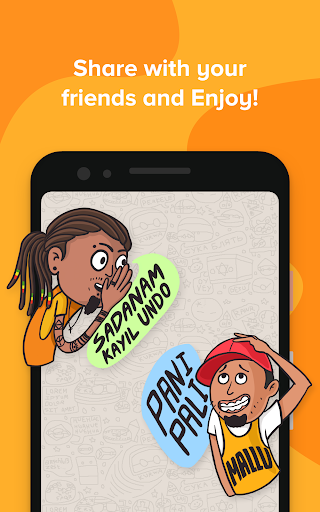 Malayalam stickers Mallu stic