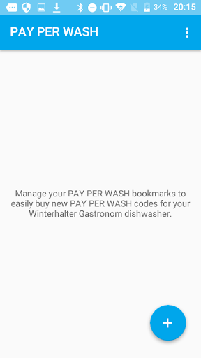 PAY PER WASH Screen 2