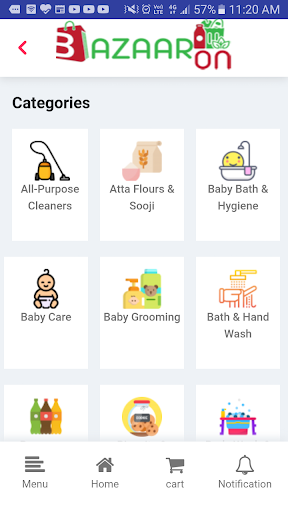 Android application BazaarOn - Create Online Store screenshort