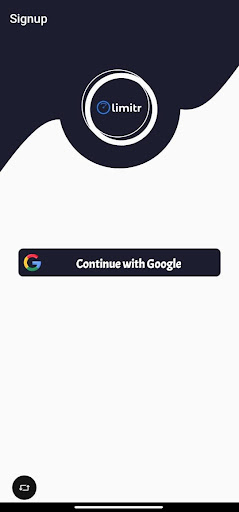 Android application Limitr screenshort