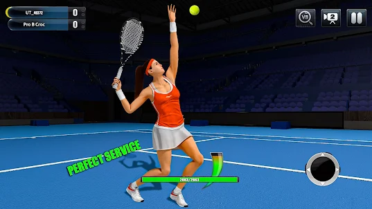 jogo de badminton de tênis 3D