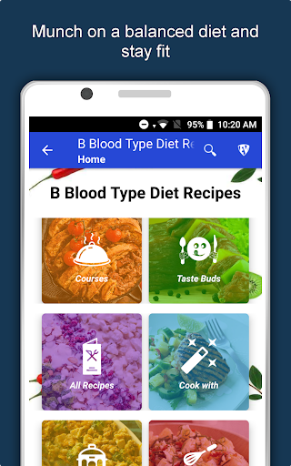 Screenshot of B Blood Type Recipes Diet Plan