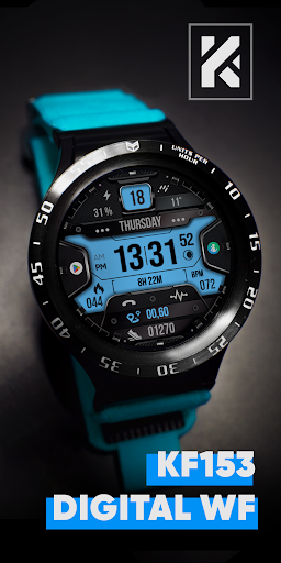 Android application KF153 watch face screenshort