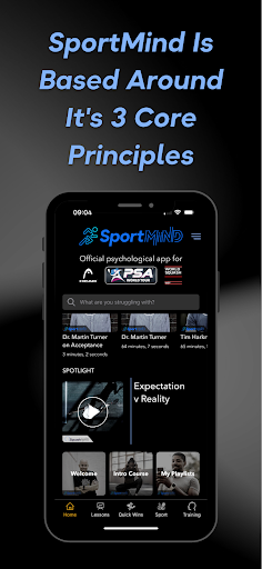 Screenshot of SportMind Health