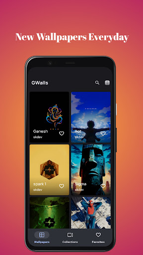 Android application Gwalls -Wallpaper App screenshort