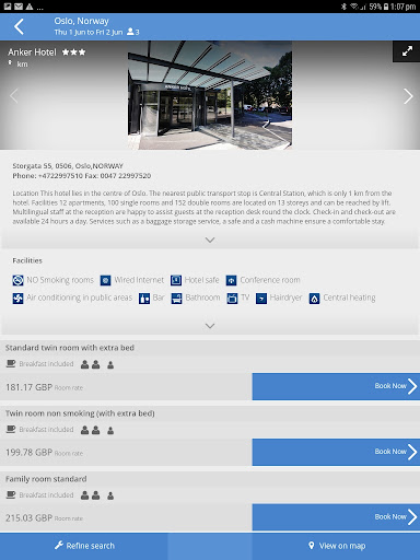 HEI Online Hotel Reservations