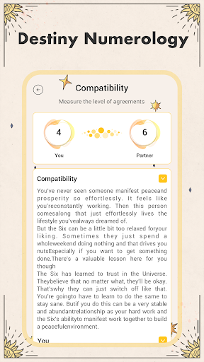 Destiny Numerology Screen 2
