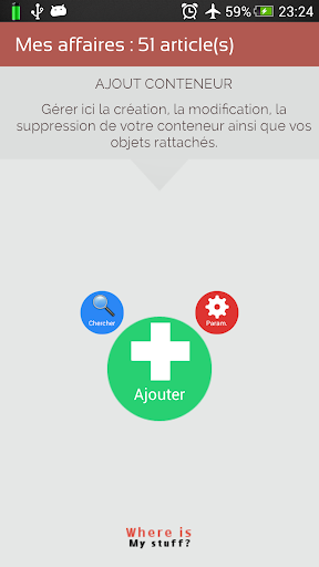 Aperçu de l'application