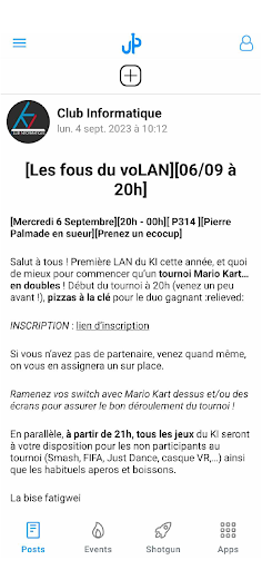 Android application uPont screenshort