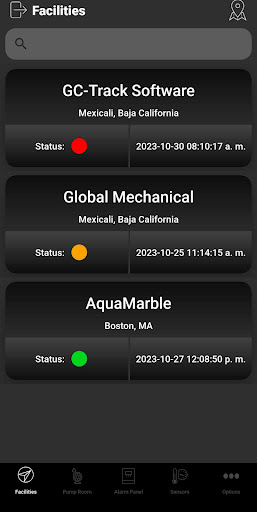 Android application Dynatrack screenshort