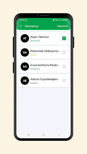 EduSchool Teacher Screen 2