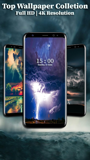 Android application Storm Wallpaper HD screenshort
