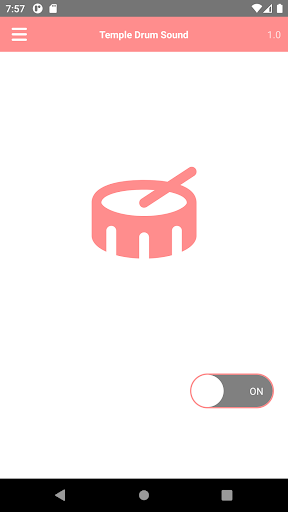 Android application Temple Drum Sound screenshort
