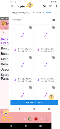 MP3 Player Screen 2