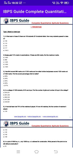 IBPS Quantitative Aptitude Screen 3