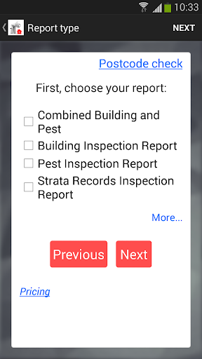 ProInspect Screen 2