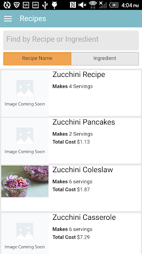 SNAP Cooking Screen 3