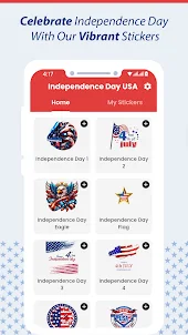 Independence Day USA WASticker