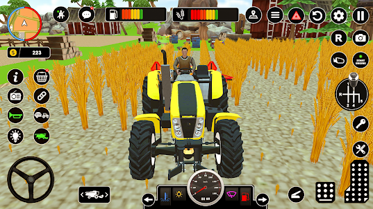 농장 트랙터 농업 시뮬레이션