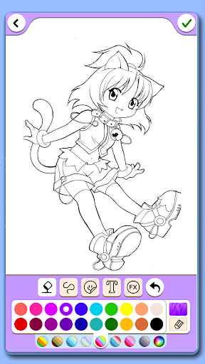 Coloring Page Anime Aphamu