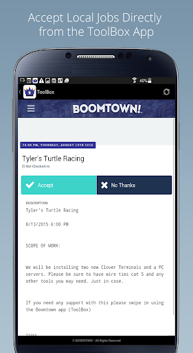 Toolbox by Boomtown Screen 2