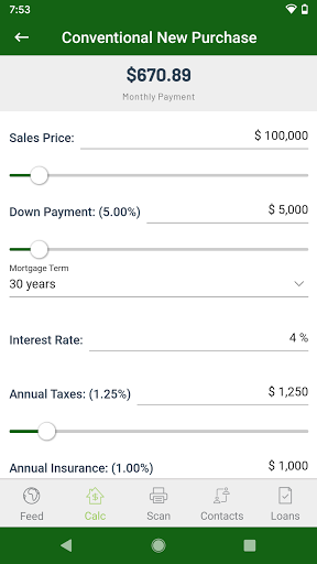 My Arbor Bank Mortgage Screen 3