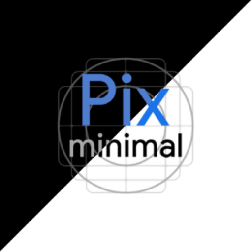 Pix-Minimal Black/White Icons logo