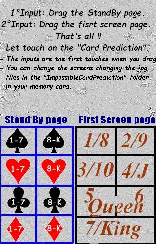 impossible card prediction Screen 2