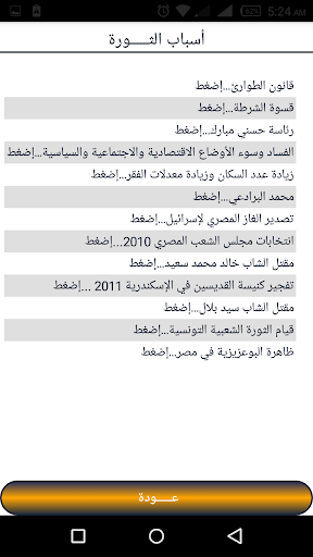 ثورة 25 يناير المصرية Screen 3