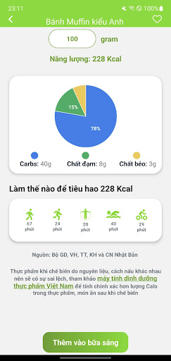Caloer - Tính Calo & Giảm Cân Screen 3
