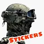 Stickers de Militares