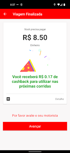 015 App - Passageiro Screen 3