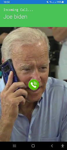 Fake Call Prank Joe biden Screen 3