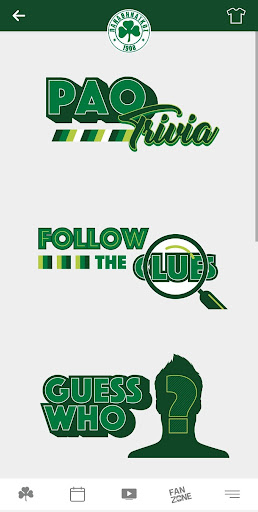 Panathinaikos FC Official App Screen 3