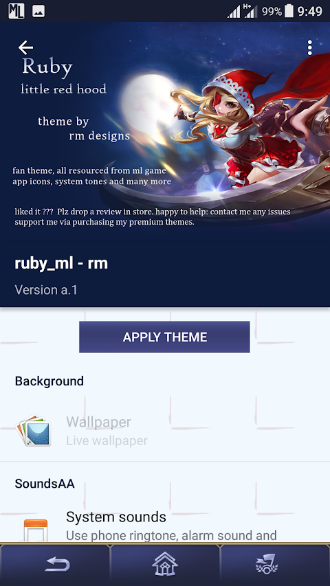 Ruby [ML] - theme Xperia™のおすすめ画像3