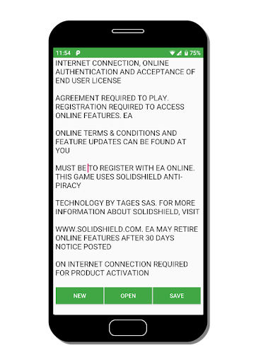Android application NotePad | Textpad | Offline screenshort