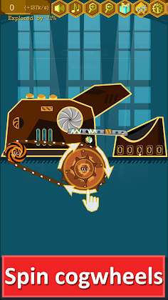 Steampunk Idle Spinner - Screenshot 1