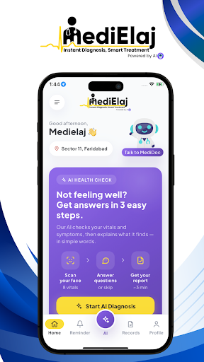 MediElaj - Self Diagnosis App screenshot 1