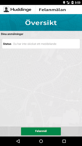 Android application Felanmälan – Huddinge kommun screenshort