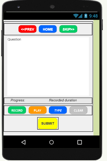 Survey Times Screen 2
