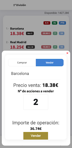FanSportMarket Screen 3