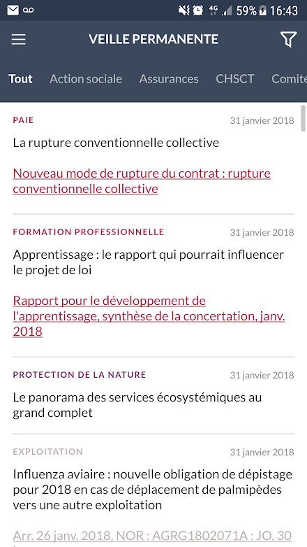 Veille Permanente Screen 1