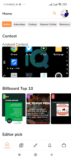 Android application Quilera screenshort