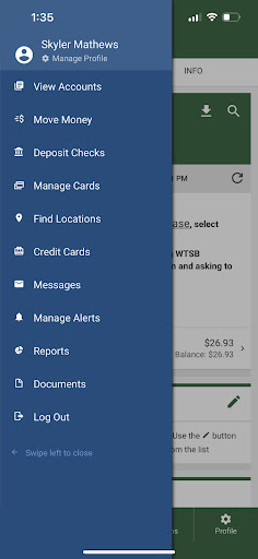 West Texas State Bank Screen 2