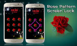 Rose Pattern Screen Lock screenshot 0