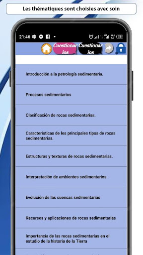 Sedimentary Petrology course Screen 2
