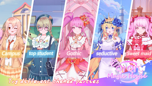 Android application Qiqi Magic House: Drss Up Game screenshort