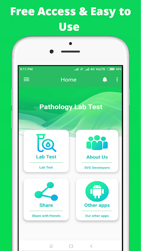 Android application Pathology Lab Test In Hindi screenshort